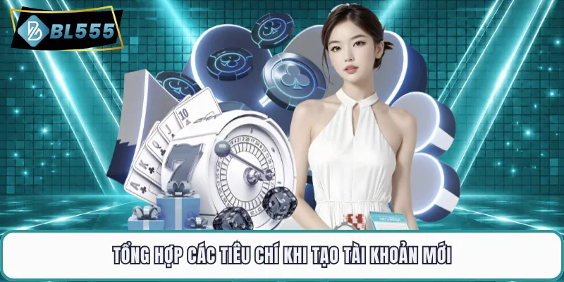 Tổng hợp các tiêu chí khi tạo tài khoản mới