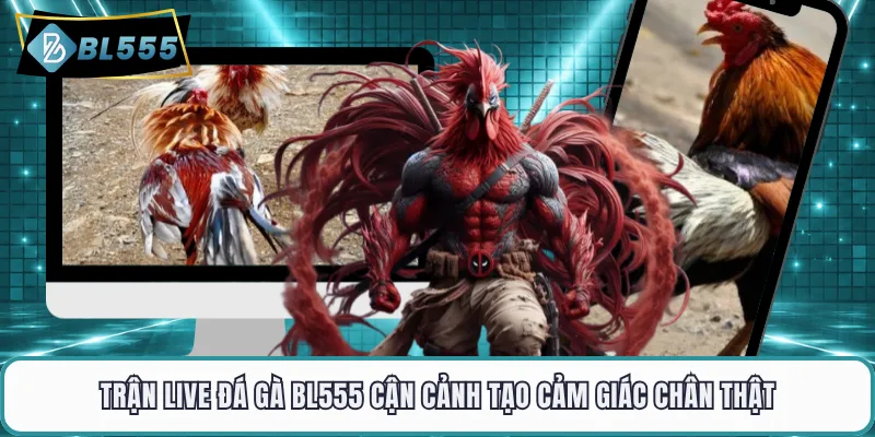 Trận live đá gà BL555 cận cảnh tạo cảm giác chân thật